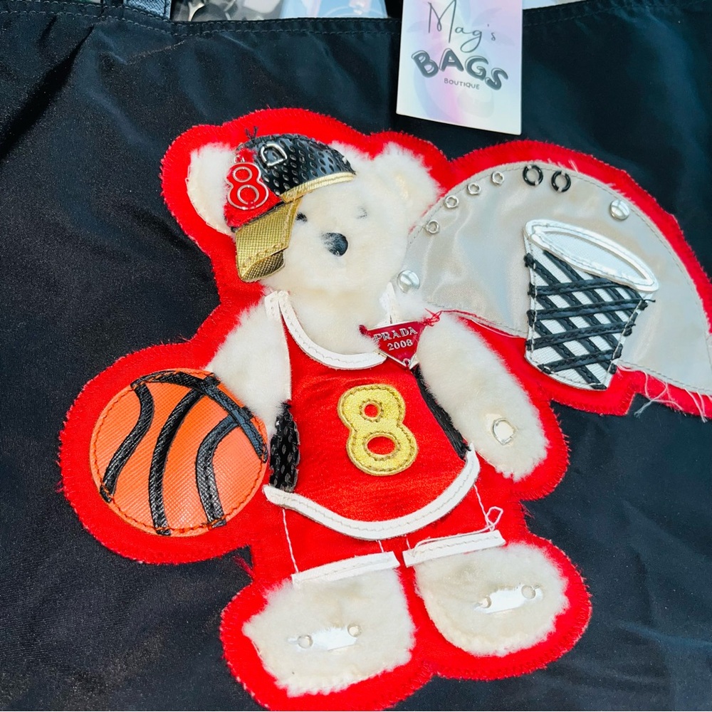 🏀 Prada: Basketball Bear Olympics Limited Edition Tote Bag - Picture 4 of 16